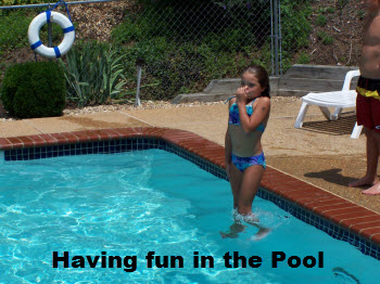 Having Fun at the Pool