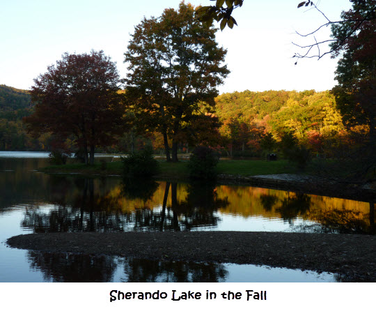 Sherando Lake in the Fall