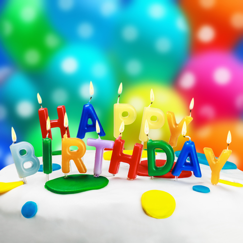 Happy Birthday Cabin Scene