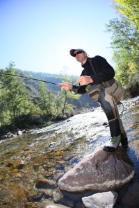 flyfishing trip va mountains